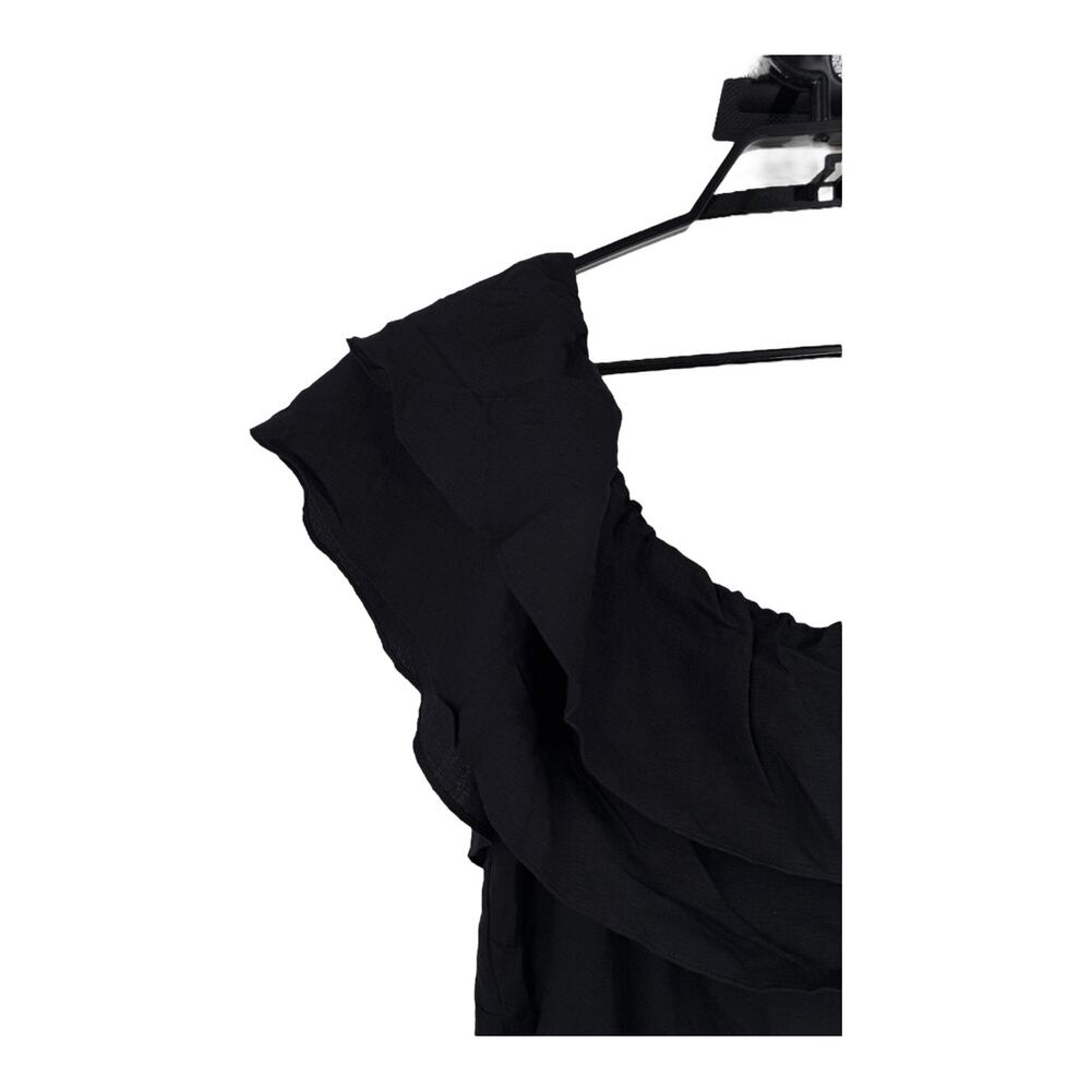 City Chic Poppie off shoulder jumpsuit black size S 16 - Picture 8 of 10